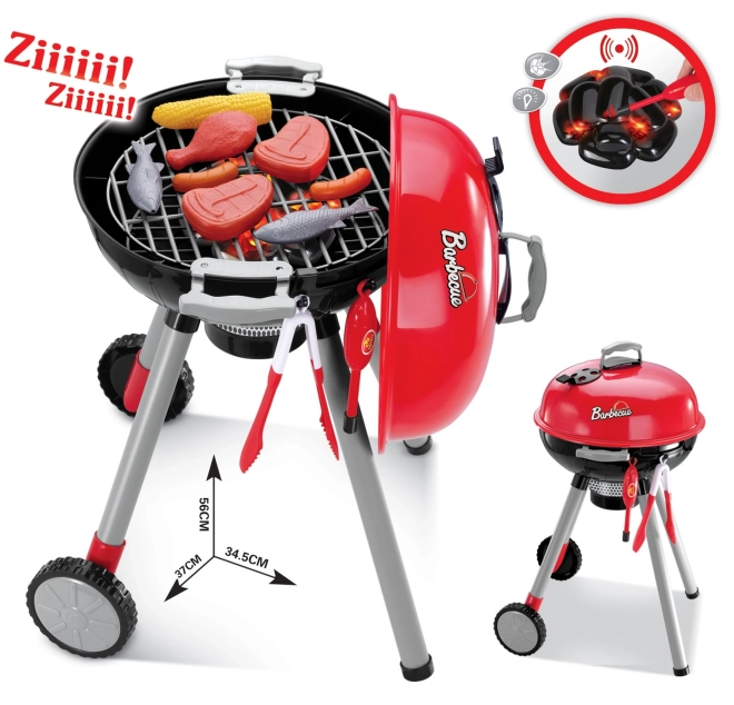 Barbecue enfants avec lumières et sons fonctionnant sur pile