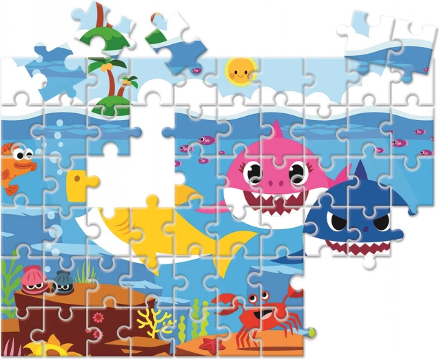 Belle scène sous-marine BABY SHARK