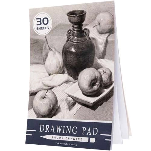 Grande boîte d'art en bois pour petits peintres - 81 pièces