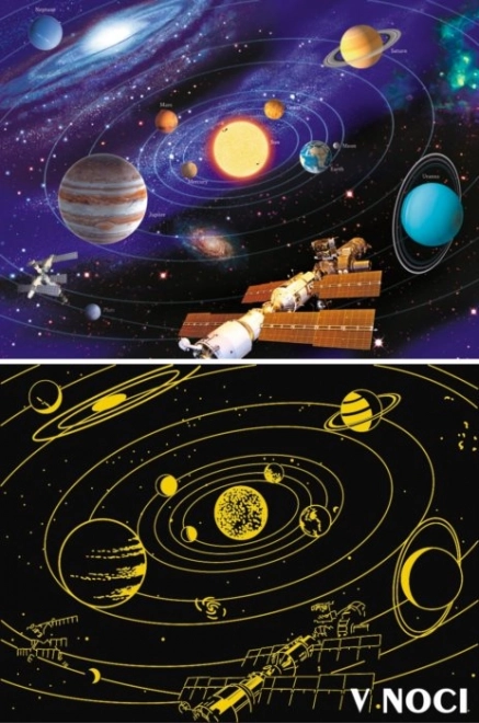 Puzzle lumineux Ravensburger Système Solaire 500 pièces