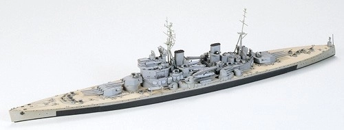 Modèle en plastique du cuirassé britannique King George V