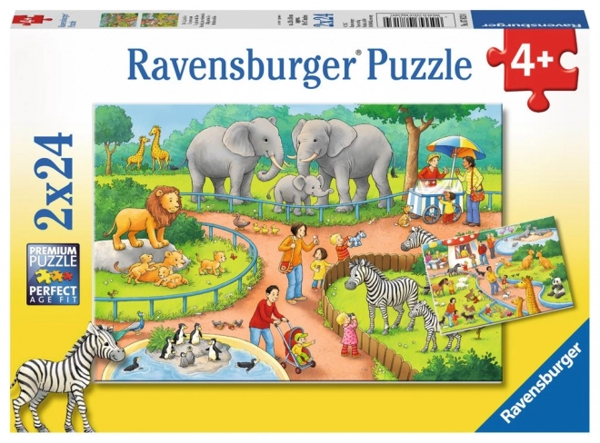 Puzzle Den v Zoo 2x24