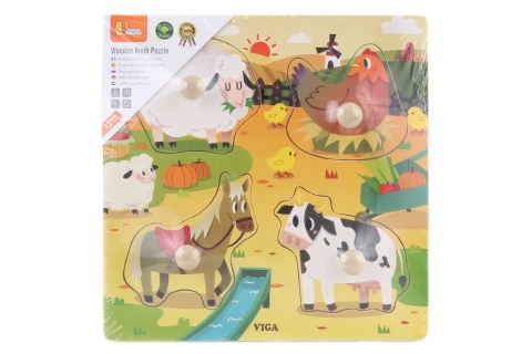 Puzzle en bois - ferme