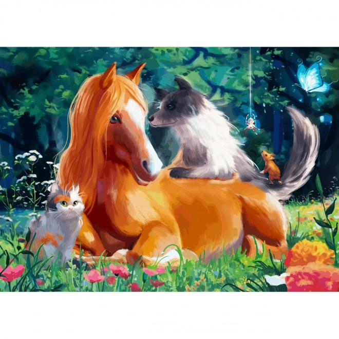 Puzzle Brain Tree Rencontre des Animaux 1000 pièces
