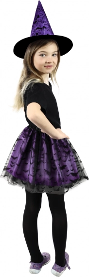 Déguisement de sorcière pour enfants avec jupe tutu et chapeau