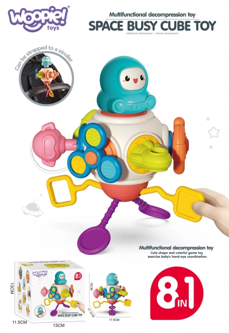 Cube sensoriel Montessori pour enfants à partir de 18 mois