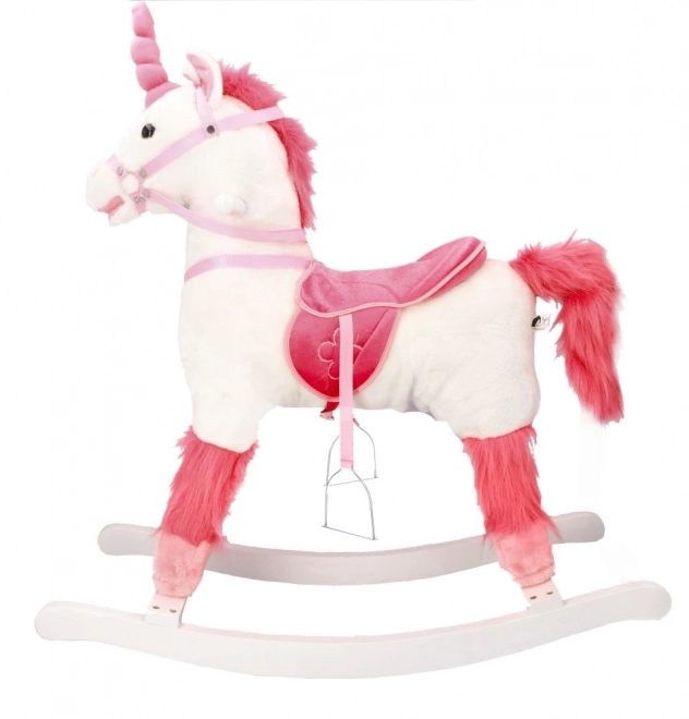 Licorne interactive sur base à bascule