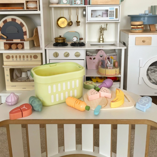 Set de découpe alimentaire en bois Tooky Toy