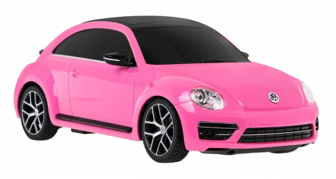 Voiture télécommandée R/C Volkswagen Beetle Rastar 1:14 rose