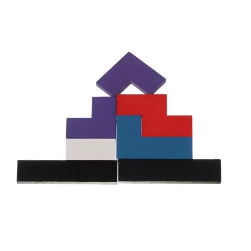Puzzle en bois / tetris Kruzzel 22667