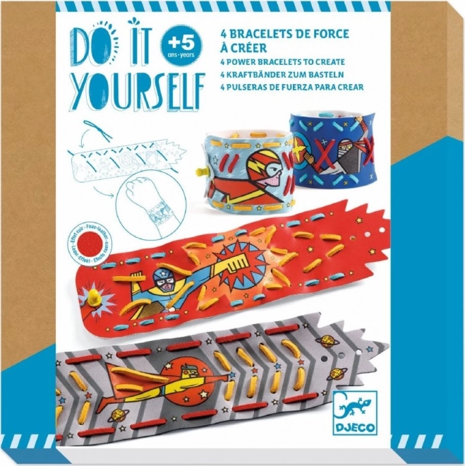 DJECO kit créatif – bracelets de super-héros