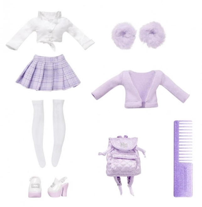 Rainbow High Junior Fashion poupée - Violet Willow