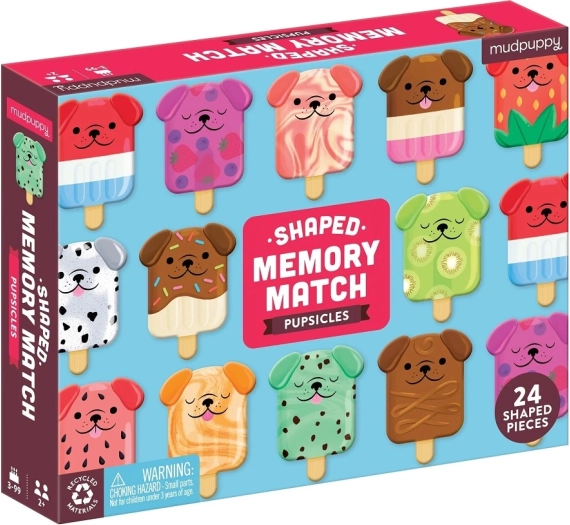 Jeu de mémoire en bois chiens MUDPUPPY