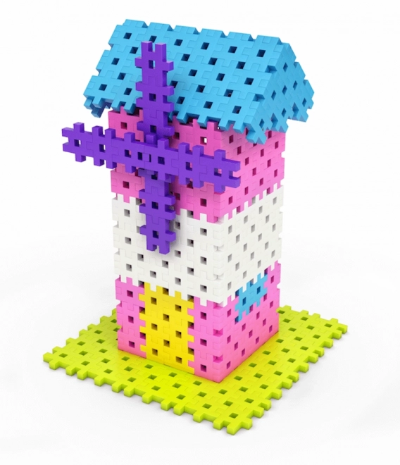 Jeu de construction Meli Basic Rose - 300 pièces