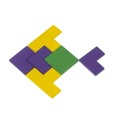 Puzzle en bois / tetris Kruzzel 22667