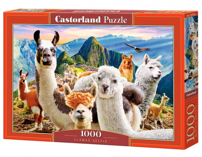 Puzzle 1000 pièces Llamas Selfie