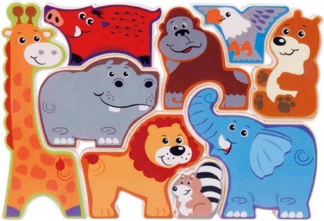 Puzzle safari sauvage