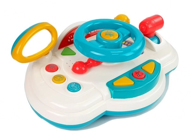 Volant interactif pour enfants avec lumières, sons et klaxon