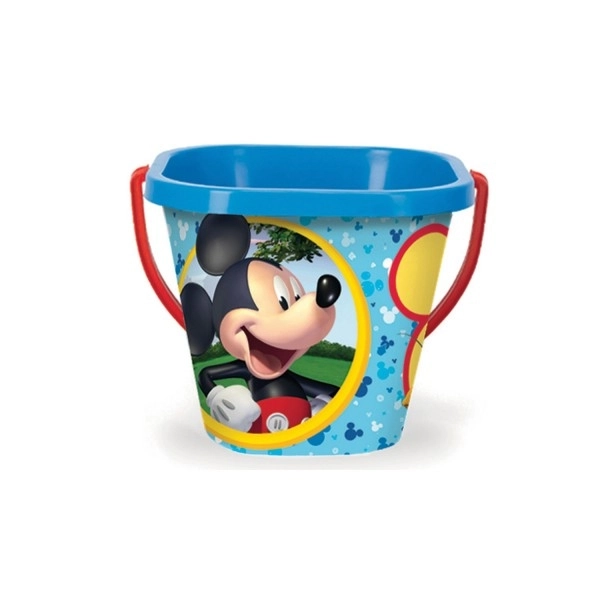 Seau Carré Disney 2L plastique mélange de types 19x17cm Wader