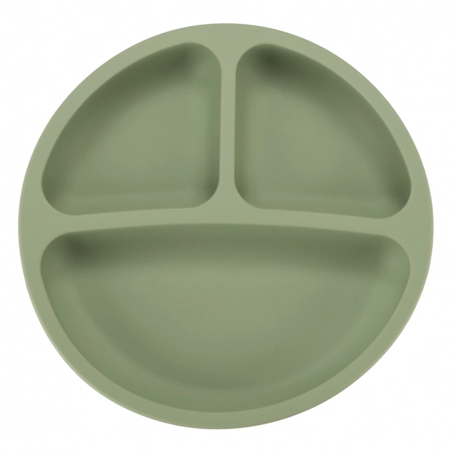 Set d'ustensiles pour enfants en silicone, crabe, 19 pièces vert