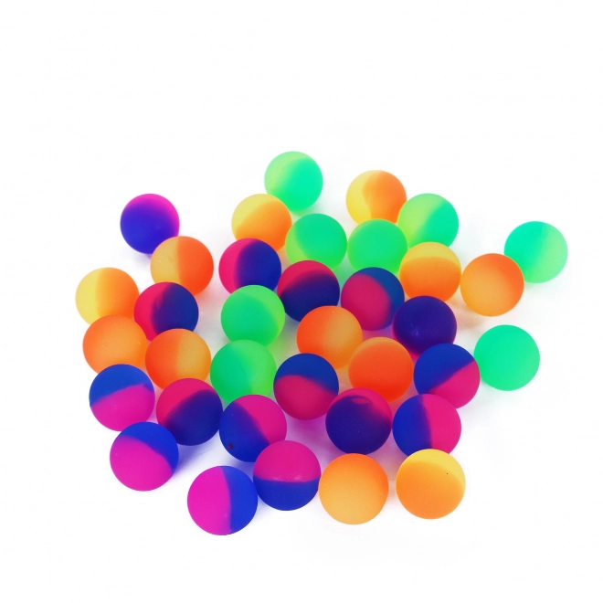 Boules rebondissantes colorées 38 mm