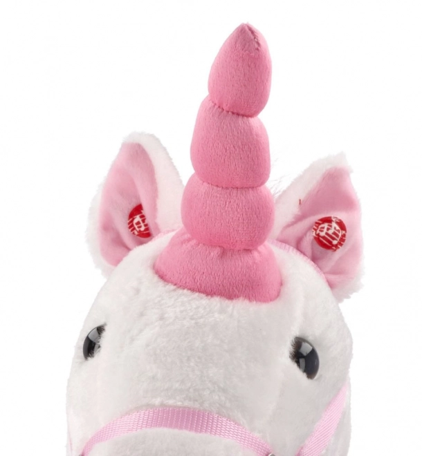 Licorne interactive sur base à bascule