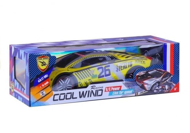 Voiture de sport radiocommandée Pilot R/C Jaune