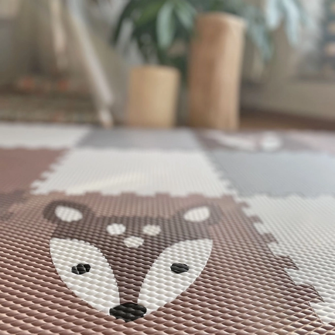 Minideckfloor Koloušek - marron avec faon brun foncé