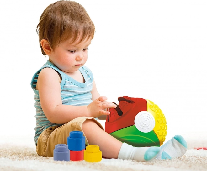 CLEMENTONI SOFT CLEMMY Balle sensorielle avec cubes