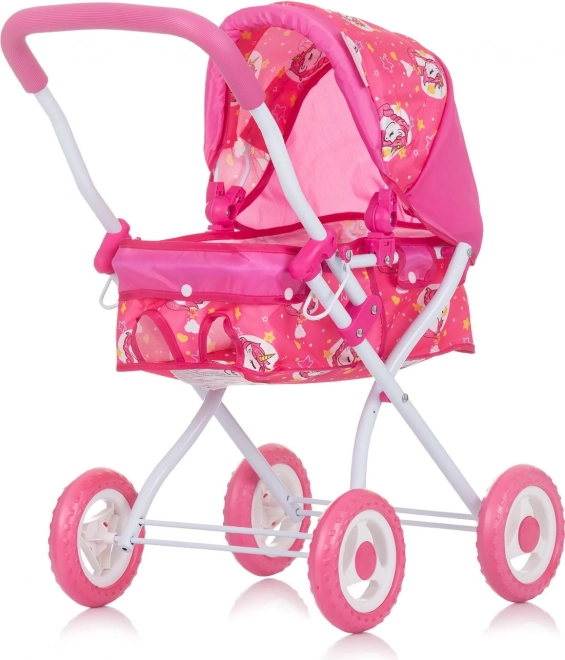 CHIPOLINO Poussette profonde pour poupées Emily – licornes