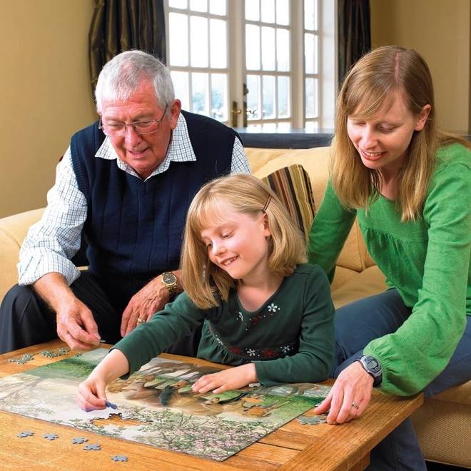COBBLE HILL Puzzle familial Chevaux 350 pièces