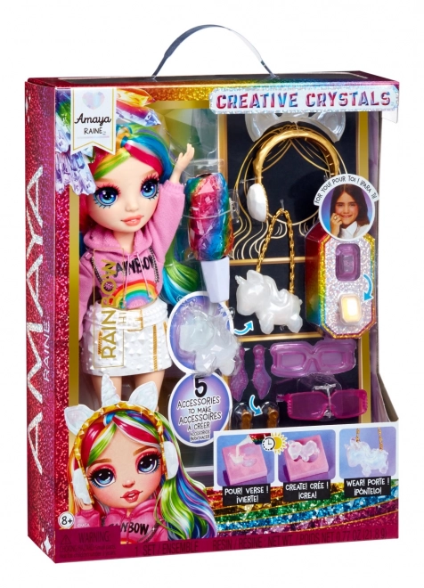 Poupée cristaux créatifs Rainbow High - Amaya Raine