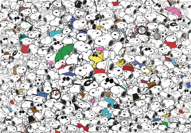 CLEMENTONI Puzzle Impossible Peanuts 1000 pièces