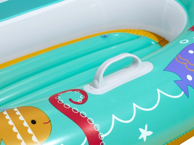 Bateau gonflable pour enfants Bestway avec motifs d'animaux marins