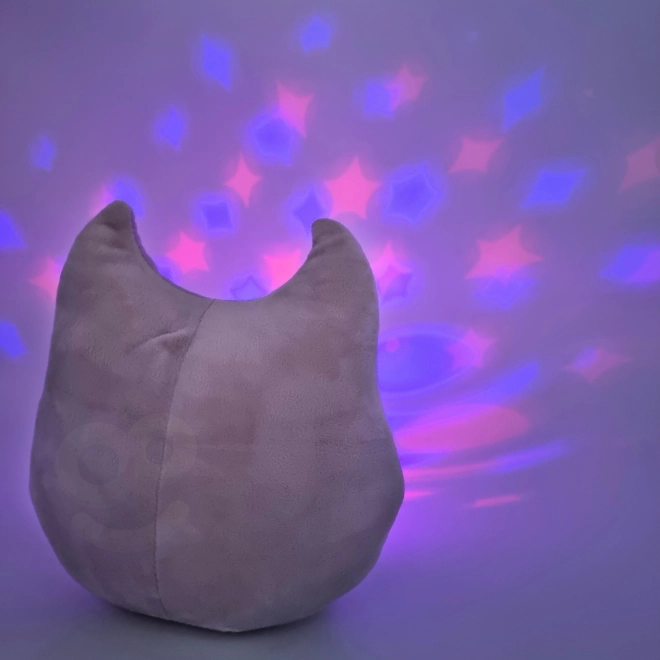 Berceuse peluche hibou avec projecteur 2 en 1 - 10 berceuses