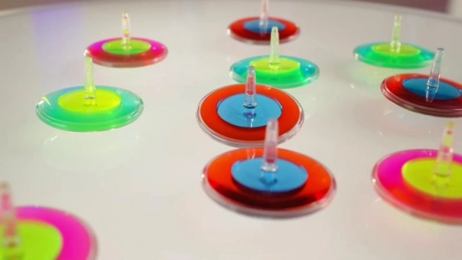 Spinner magique avec effet de lave