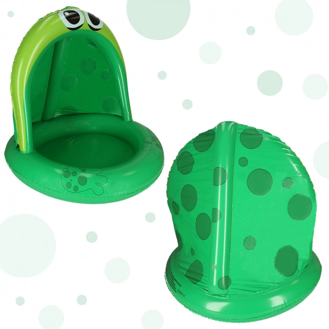 Piscine gonflable pour enfants avec auvent grenouille