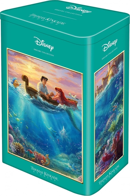 Puzzle Ariel dans une boîte en fer-blanc avec 500 pièces