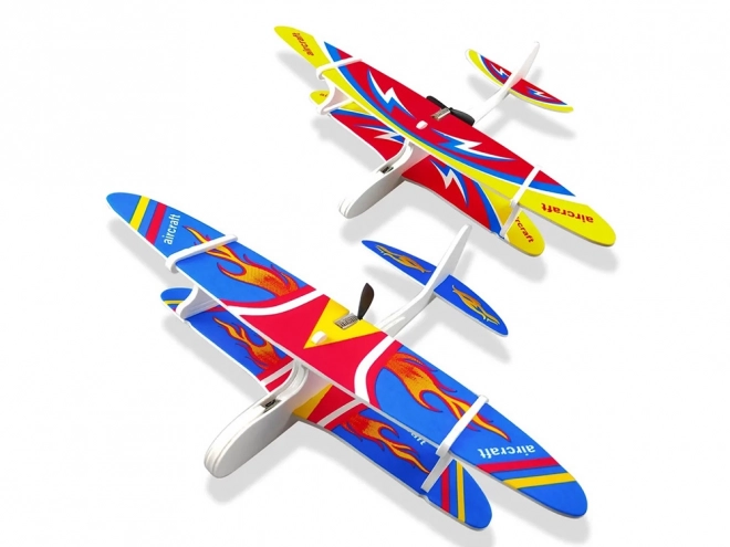 Avion volant en polystyrène avec moteur USB