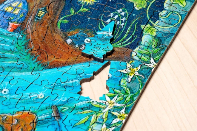 Puzzle en bois forêt magique 500 pièces