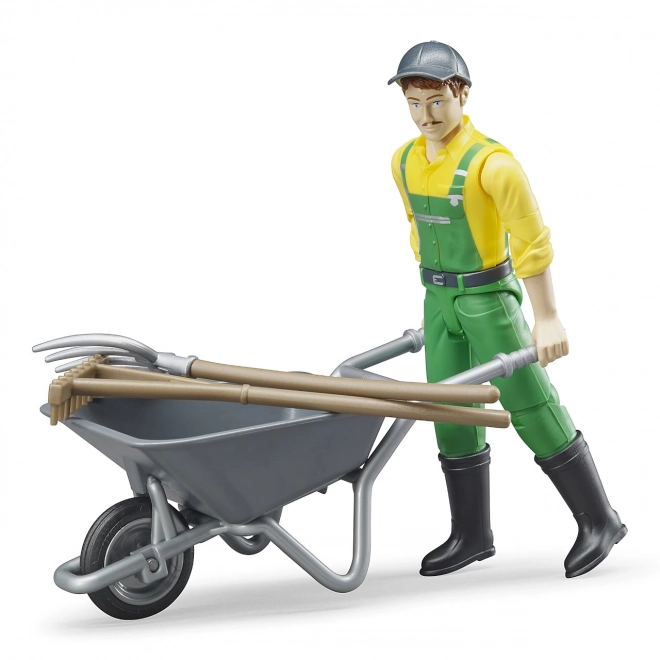 Bruder BWORLD Fermier avec accessoires