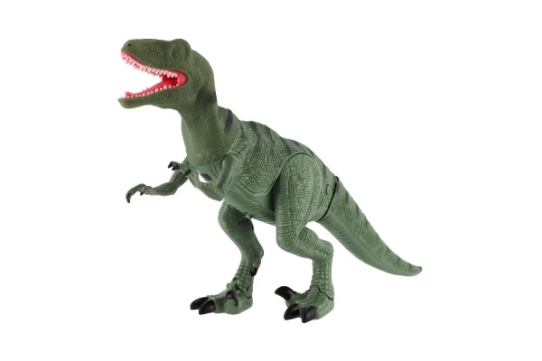 Vélociraptor IC en plastique marchant 50 cm sur piles avec son et lumière dans une boîte de 53x32,5x12cm