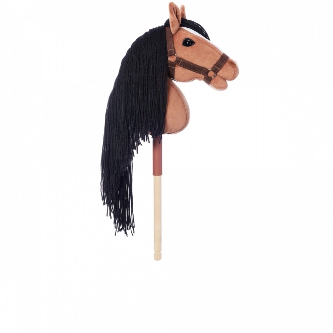 Cheval en bâton Hobby Horse HOPPIHORSE brun foncé