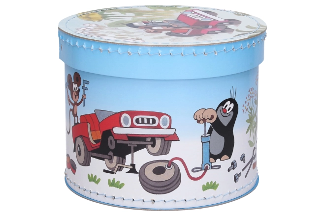 Boîte ronde avec motif Krtek 20 cm