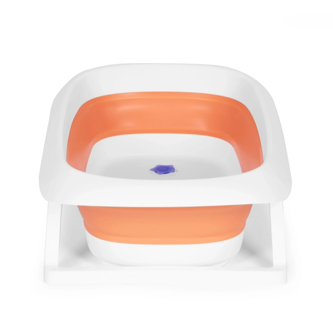 Bain pour bébé - bain pliant avec vidange 81 cm - ECOTOYS – orange