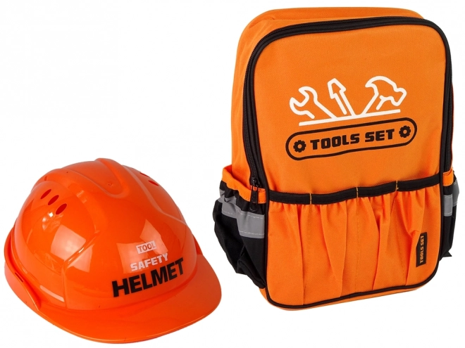 ensemble d'outils pour enfants avec sac à dos et casque