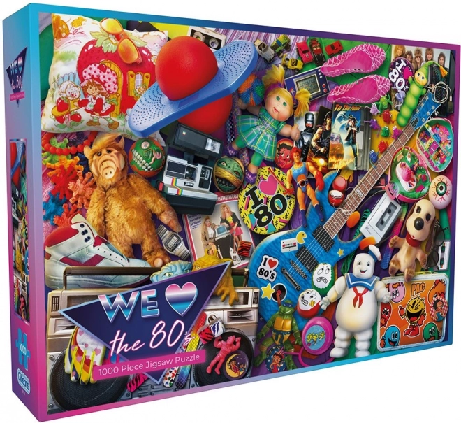 Puzzle Gibsons Nous aimons les années 80 1000 pièces