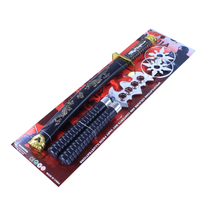 Ensemble de jouets Ninja avec katana