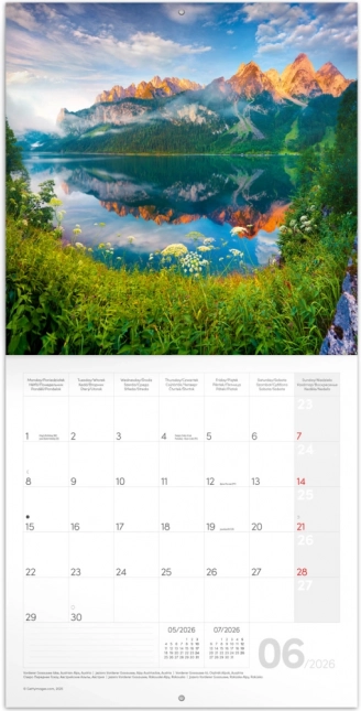 Calendrier de notes Alpes 2026