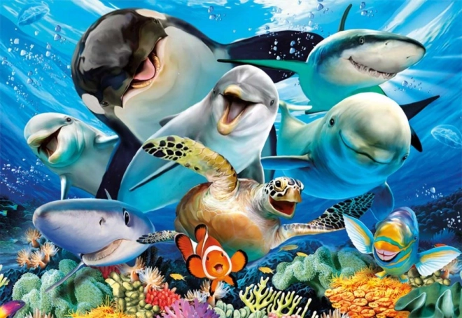 Puzzle Educa Selfie Sous-Marin 500 Pièces